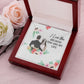 I Love You Because You Are My Life Alluring Ribbon Necklace-Express Your Love Gifts