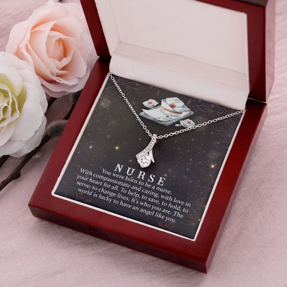 You Were Born to Be Alluring Ribbon Necklace-Express Your Love Gifts