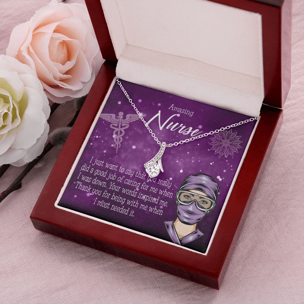 Thanks for Being There Alluring Ribbon Necklace-Express Your Love Gifts