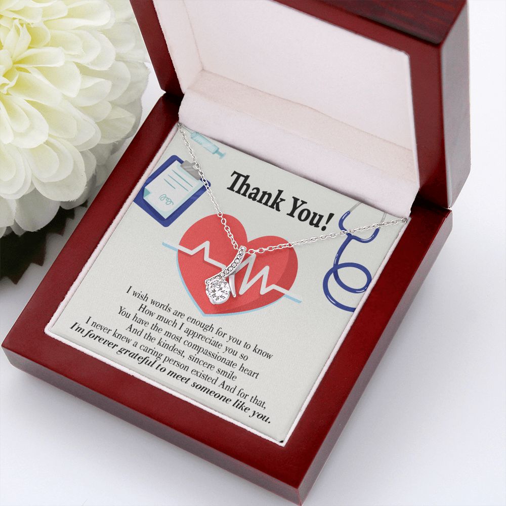 Gift Idea For Medical Staff Alluring Ribbon Necklace-Express Your Love Gifts