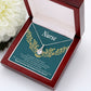 Thank You Medical Hero Alluring Ribbon Necklace-Express Your Love Gifts
