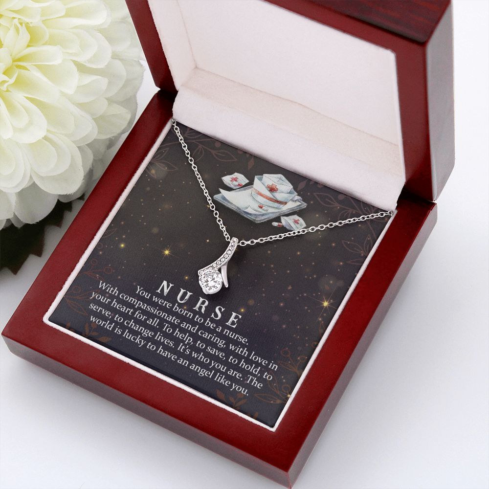 You Were Born to Be Alluring Ribbon Necklace-Express Your Love Gifts