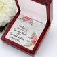 The Love Between a Grandmother and Granddaughter Alluring Ribbon Necklace-Express Your Love Gifts