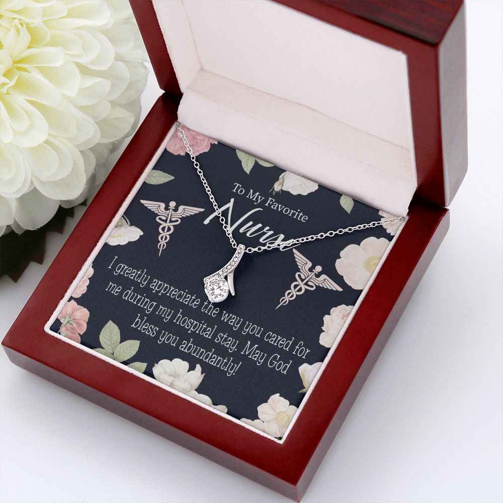 God Bless You Abundantly! Alluring Ribbon Necklace-Express Your Love Gifts