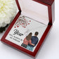 You WIll Always Be My Forever Alluring Ribbon Necklace-Express Your Love Gifts
