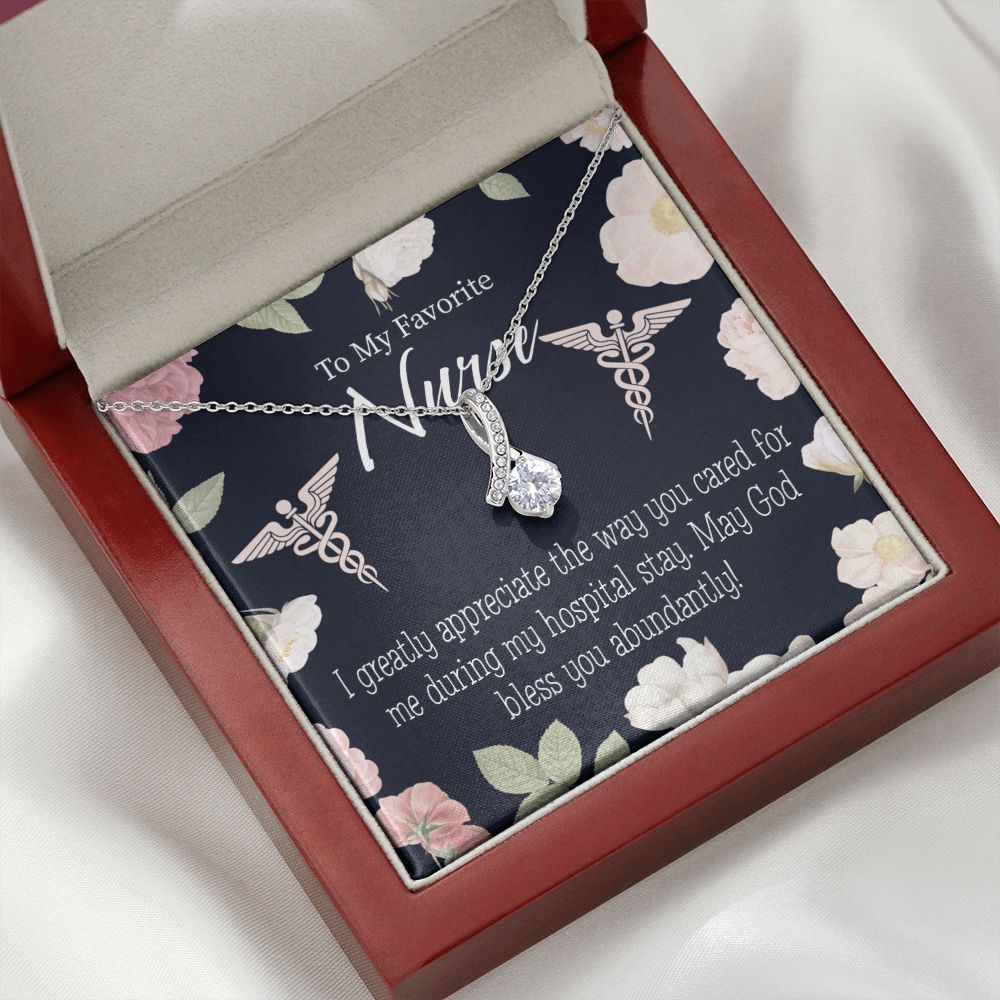 God Bless You Abundantly! Alluring Ribbon Necklace-Express Your Love Gifts