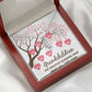 Grandchildren the Greatest Blessing Alluring Ribbon Necklace-Express Your Love Gifts