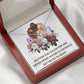 Mother and Daughter Never Apart Alluring Ribbon Necklace-Express Your Love Gifts