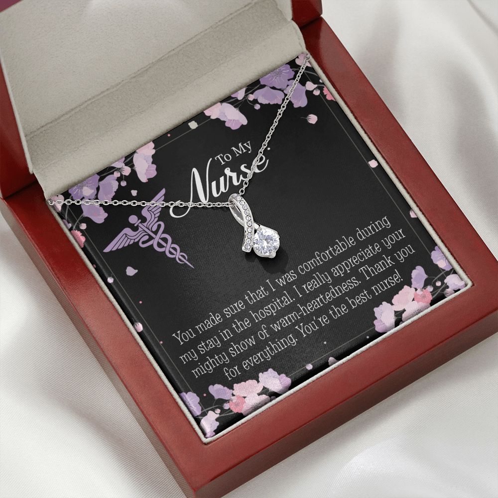 You're the Best Nurse Alluring Ribbon Necklace-Express Your Love Gifts