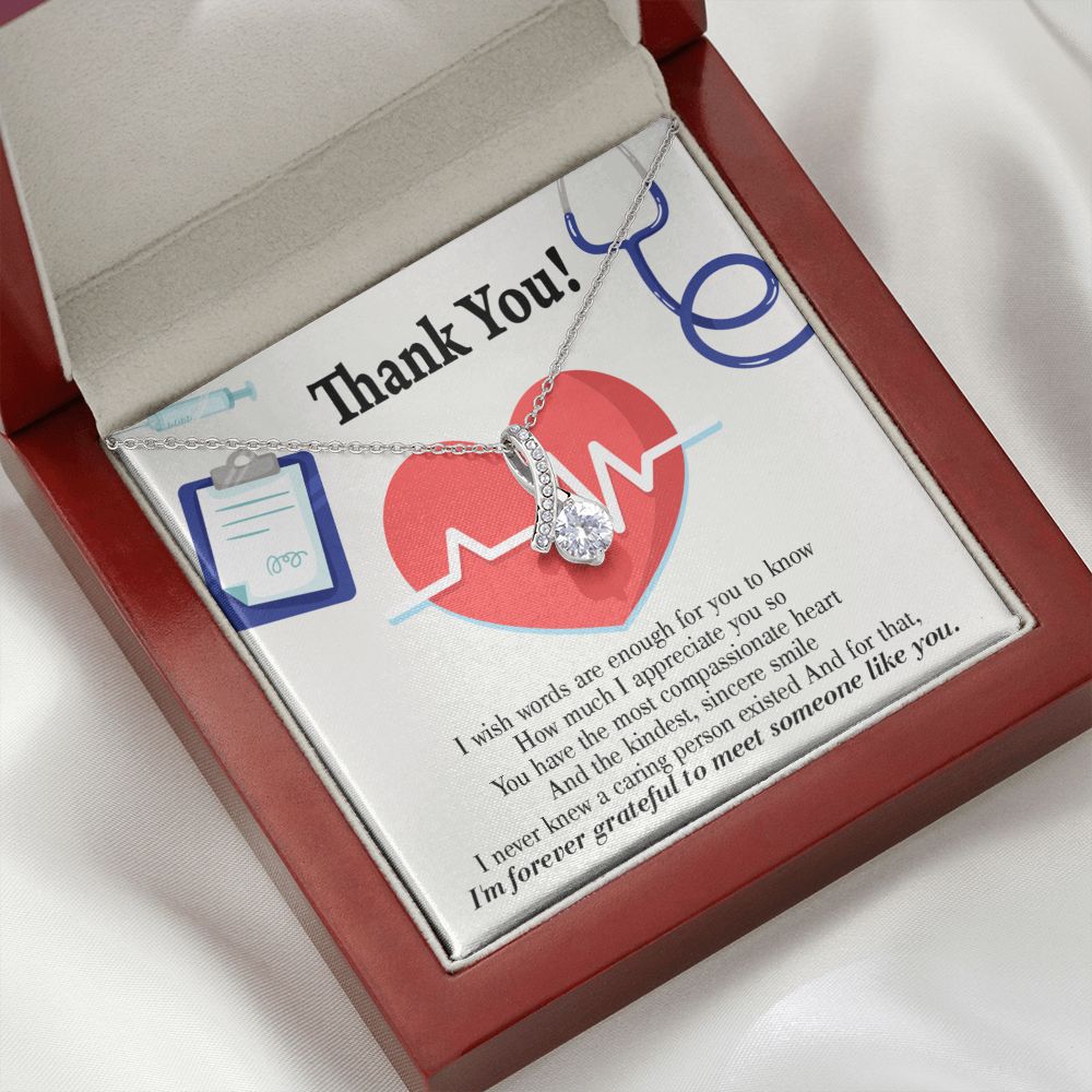 Gift Idea For Medical Staff Alluring Ribbon Necklace-Express Your Love Gifts