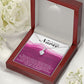 Inspirational Message for Nurse Alluring Ribbon Necklace-Express Your Love Gifts