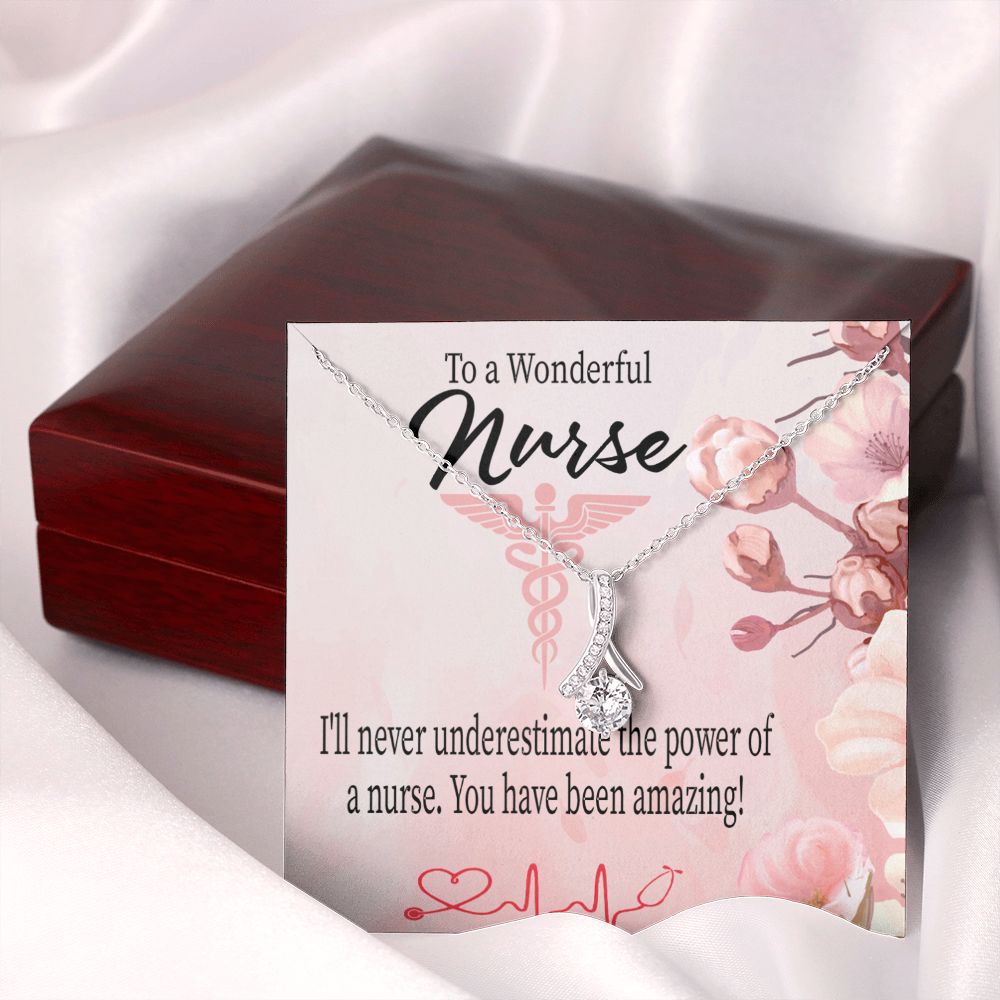 Amazing Nurse Alluring Ribbon Necklace-Express Your Love Gifts