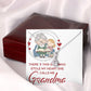 Girl Stole My Haert Calls Me Grandma Alluring Ribbon Necklace-Express Your Love Gifts