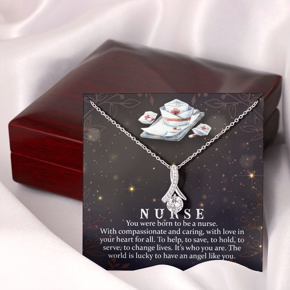 You Were Born to Be Alluring Ribbon Necklace-Express Your Love Gifts