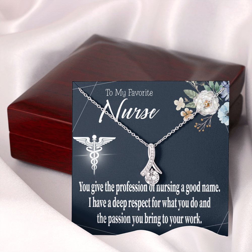 Deep Respect Alluring Ribbon Necklace-Express Your Love Gifts