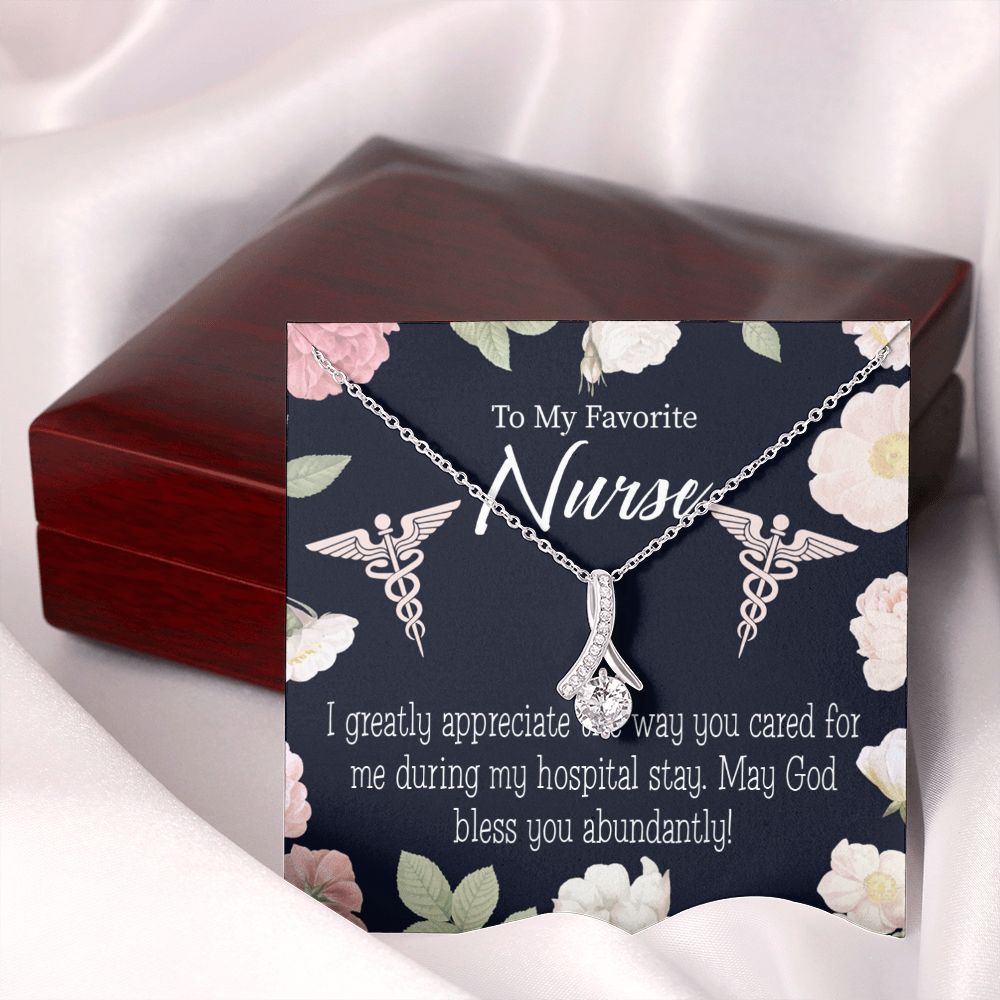 God Bless You Abundantly! Alluring Ribbon Necklace-Express Your Love Gifts