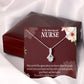 Special Nurse Alluring Ribbon Necklace-Express Your Love Gifts