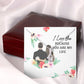 I Love You Because You Are My Life Alluring Ribbon Necklace-Express Your Love Gifts