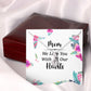 Mom We Love You With All Our Hearts Alluring Ribbon Necklace-Express Your Love Gifts