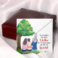 To The World You Are a Mother Alluring Ribbon Necklace-Express Your Love Gifts