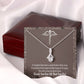 Medical Hero Appreciation Alluring Ribbon Necklace-Express Your Love Gifts