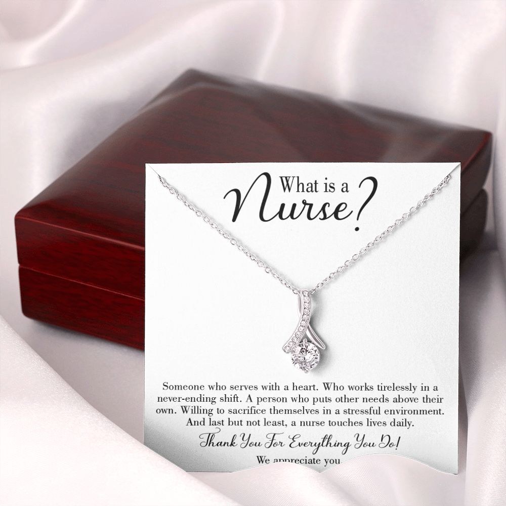 What is a Nurse Alluring Ribbon Necklace-Express Your Love Gifts