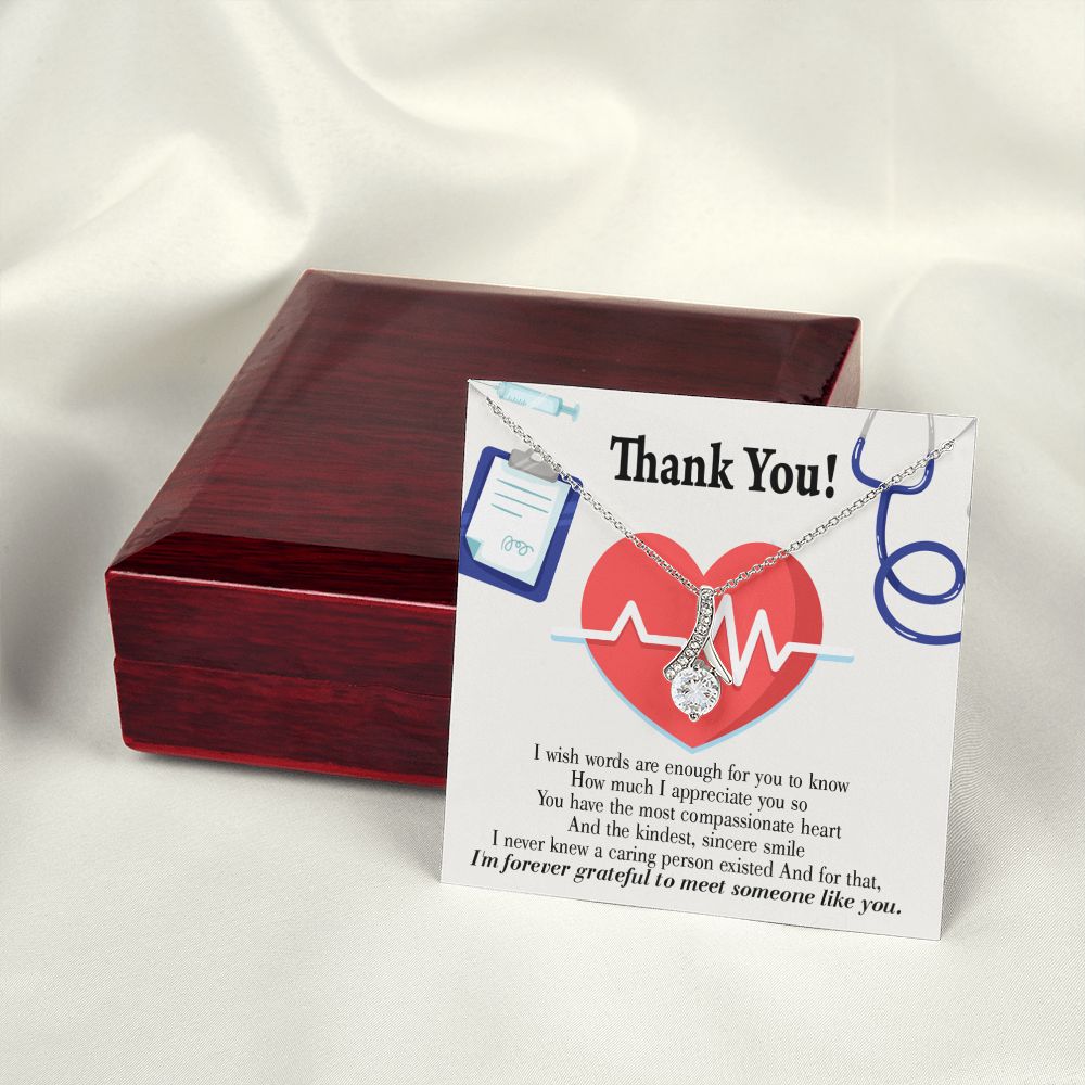 Gift Idea For Medical Staff Alluring Ribbon Necklace-Express Your Love Gifts