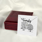 Family Alluring Ribbon Necklace-Express Your Love Gifts