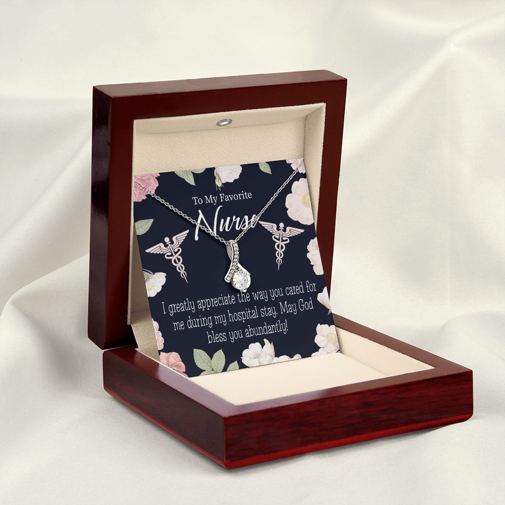 God Bless You Abundantly! Alluring Ribbon Necklace-Express Your Love Gifts