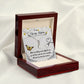 To my Nurse Mom When Everything Alluring Ribbon Necklace-Express Your Love Gifts