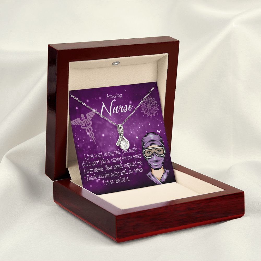 Thanks for Being There Alluring Ribbon Necklace-Express Your Love Gifts