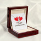 Together We Just Fit Alluring Ribbon Necklace-Express Your Love Gifts