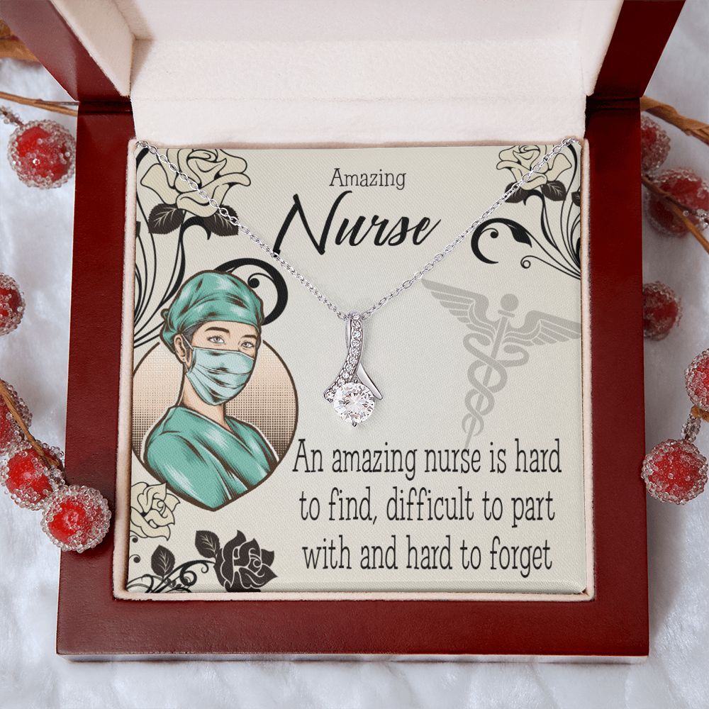 An Amazing Nurse Alluring Ribbon Necklace-Express Your Love Gifts