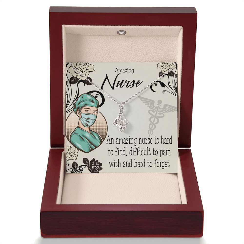 An Amazing Nurse Alluring Ribbon Necklace-Express Your Love Gifts
