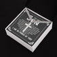 To My Son I Wish You the Strength to Face Challenges Personalized Steel Cross Cuban Link Chain-Express Your Love Gifts