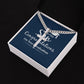 To Our Son Congratulations on Your Graduation Personalized Steel Cross Cuban Link Chain-Express Your Love Gifts