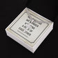 However Far We Wander Personalized Steel Cross Cuban Link Chain-Express Your Love Gifts