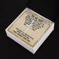 To My Son Never Feel That Personalized Steel Cross Cuban Link Chain-Express Your Love Gifts