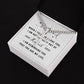 To My Husband When I Tell You I Love You Personalized Steel Cross Cuban Link Chain-Express Your Love Gifts