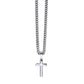 To My Dad To The World You Are a Dad Personalized Steel Cross Cuban Link Chain-Express Your Love Gifts