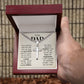 To My Dad You've Always Been the One Personalized Steel Cross Cuban Link Chain-Express Your Love Gifts
