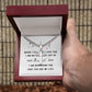 To My Husband When I Tell You I Love You Personalized Steel Cross Cuban Link Chain-Express Your Love Gifts