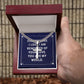 Everywhere I Look Personalized Steel Cross Cuban Link Chain-Express Your Love Gifts