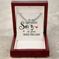 To My Son To the Greatest Son Personalized Steel Cross Cuban Link Chain-Express Your Love Gifts