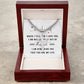 To My Husband When I Tell You I Love You Personalized Steel Cross Cuban Link Chain-Express Your Love Gifts