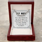 You Will Forever Be My Always Personalized Steel Cross Cuban Link Chain-Express Your Love Gifts