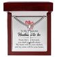 To My Husband To Be Personalized Steel Cross Cuban Link Chain-Express Your Love Gifts