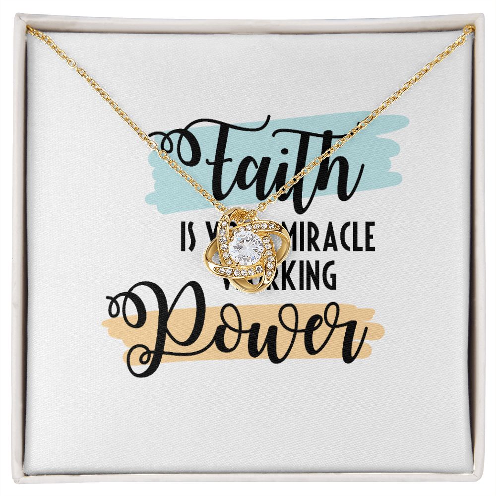 Faith Infinity Knot Necklace-Express Your Love Gifts