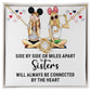 Sisters Connected by The Heart Infinity Knot Necklace-Express Your Love Gifts
