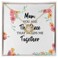 Mum You Are The Piece Infinity Knot Necklace-Express Your Love Gifts